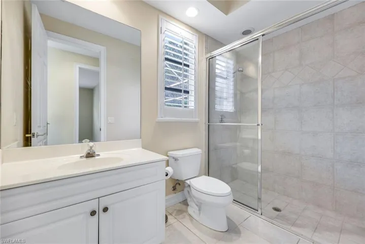 Guest Bathroom with vanity and shower