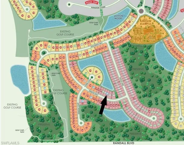 Site map: Lot 483 with water view