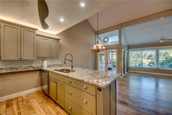 Ultra Modern Fan, Shaker Cabinets with Crown Molding