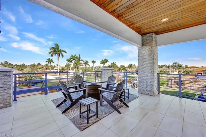 Watch the sunset from your upstairs balcony