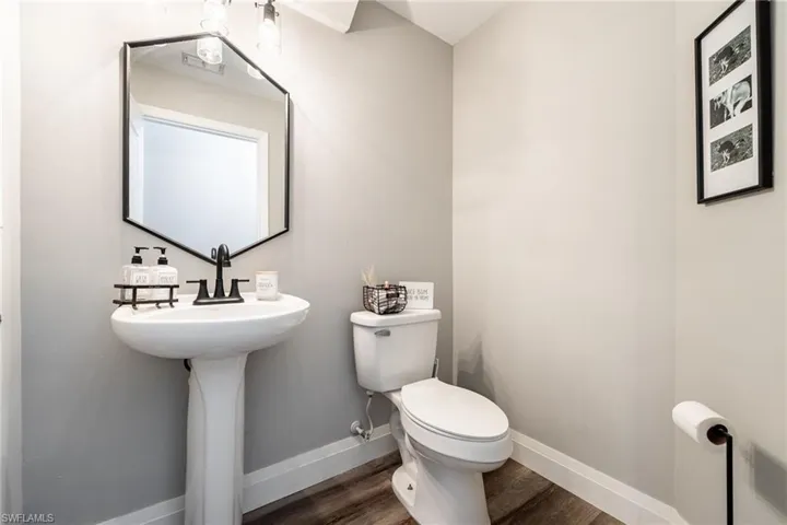 half bath downstairs