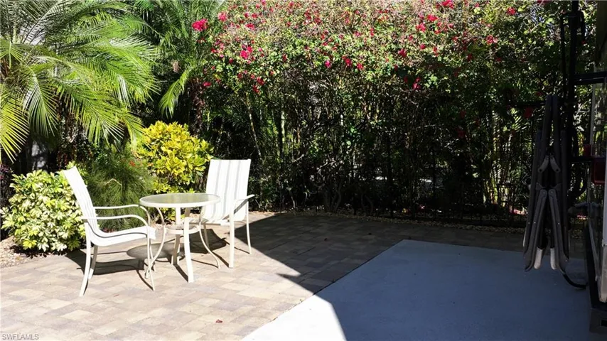 View of patio