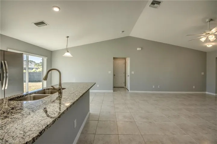 Kitchen and Living Room