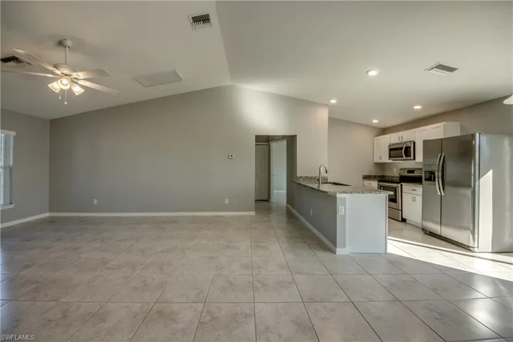 Living Room and Kitchen
