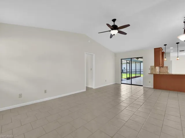 View standing inside the front door.