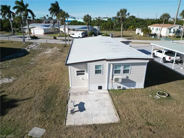 Back of residence and place for BBQs and hanging out