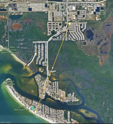 Only 2.4 miles to Fort Myers Beach