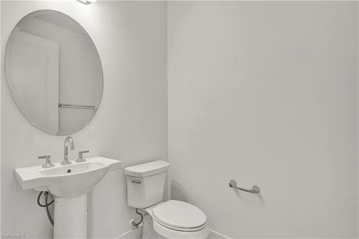 Powder room for guests