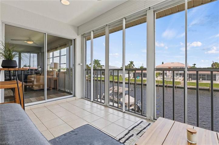 out door porch with manual shutters