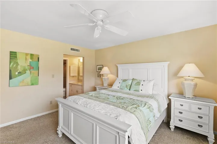 Carpet in both bedrooms