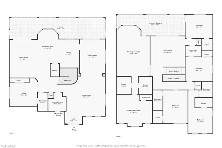 Property Floor Plans, Upper level and lower level
