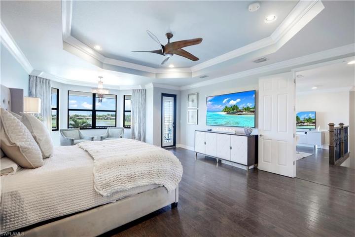 Impressive Master Bedroom with Balcony