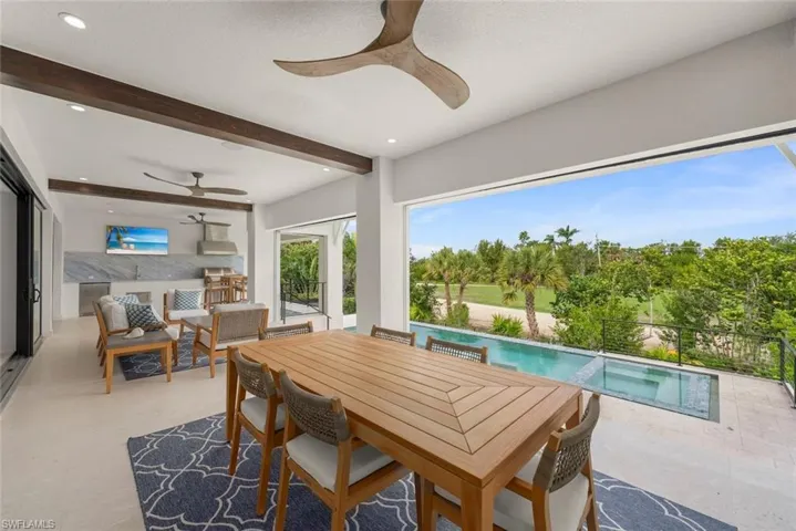 Spacious patio ideal for alfresco dining and year-round entertaining, seamlessly connected to indoor living areas.