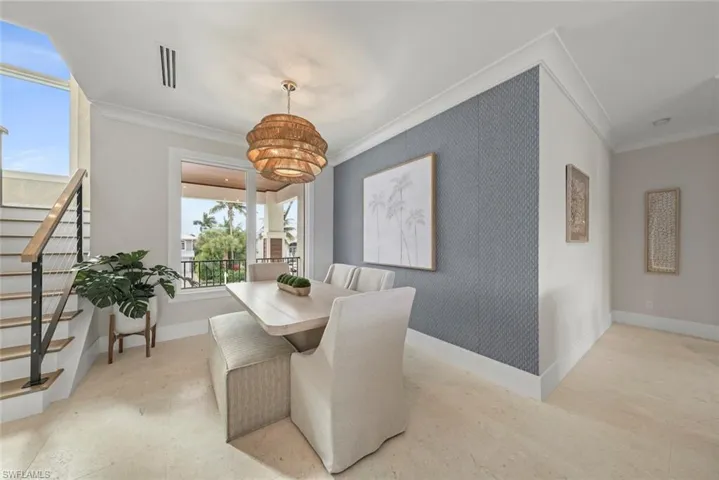 Den area perfect for lounging or entertainment.