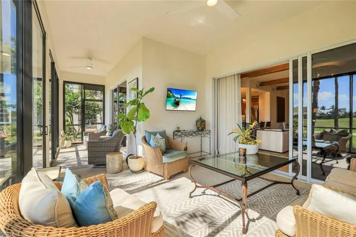 The Owners Lanai Doors Are Open To The Lanai Year Around As They Take Advantage Of The Additional 250 Square Feet Of Under Air Living