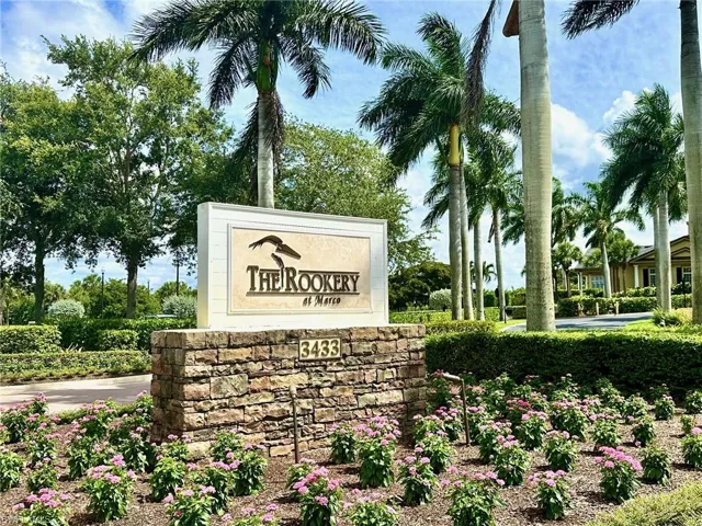 Entrance To The Rookery At Marco Golf Club