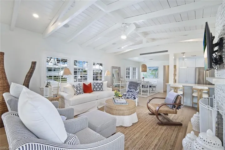 Living Room Open to Dining Areas