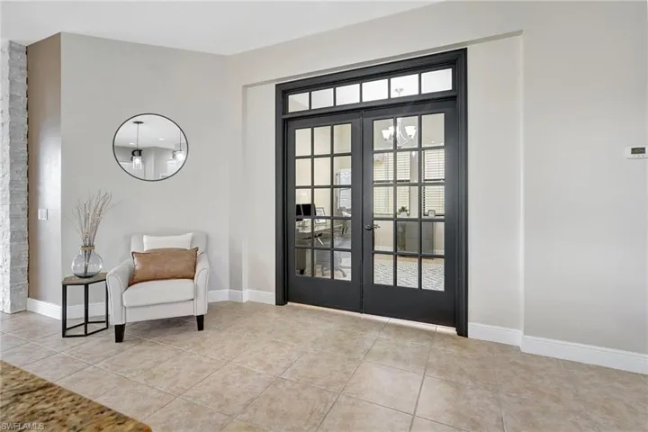 French Doors to den/office/formal dining rm or 4th bedroom