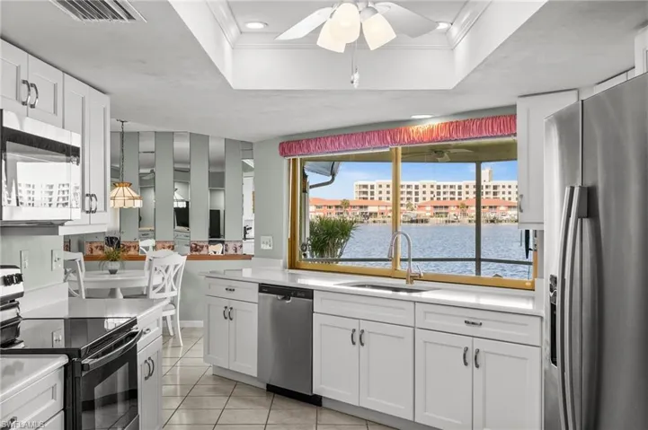 View of Bimini Basin out the Window in the Kitchen