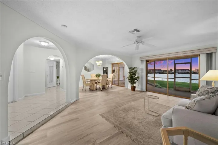 Living Area at Twilight
