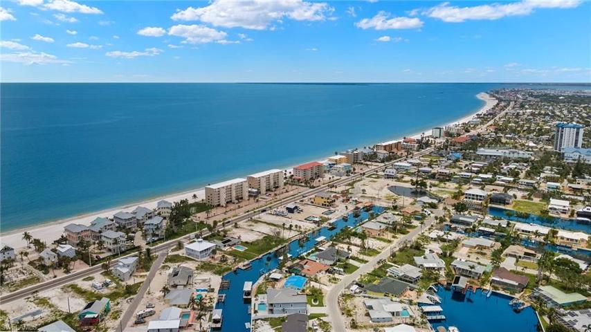 View facing Sanibel and lighthouse beach.