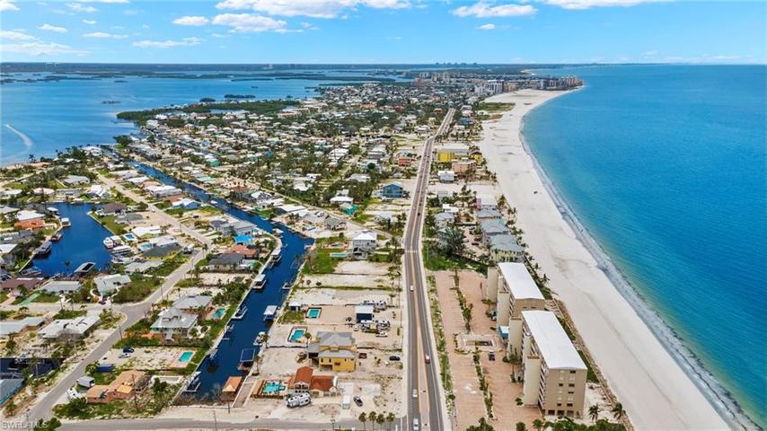 Looking South towards Lovers Key state park.