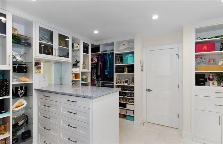 View of spacious closet