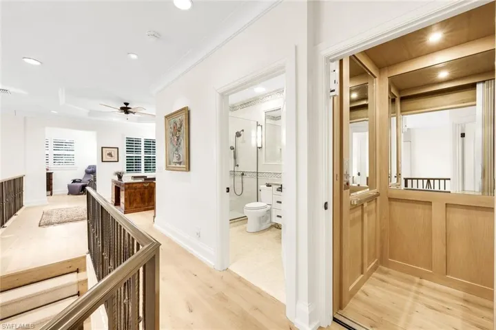 A Luxurious Private Elevator ensures ease of access to your second story