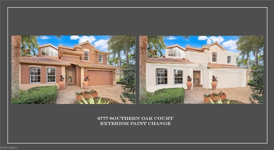 Photo on right is digitally enhanced. Only 10 minutes from the famous white sandy beaches of Naples