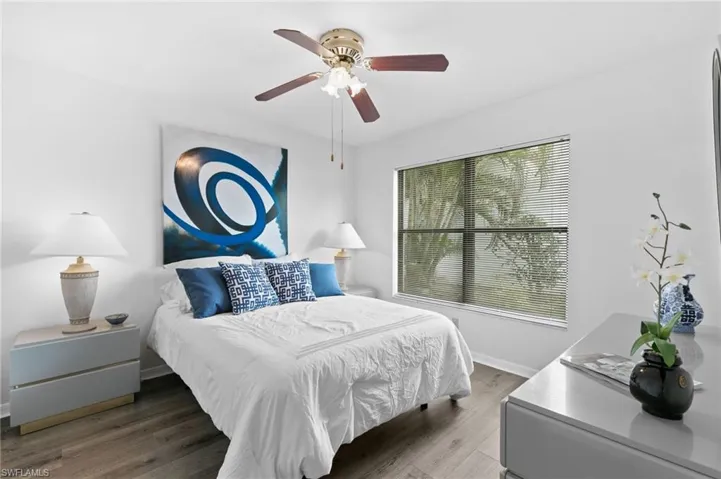 Bedroom 2 has large bright window