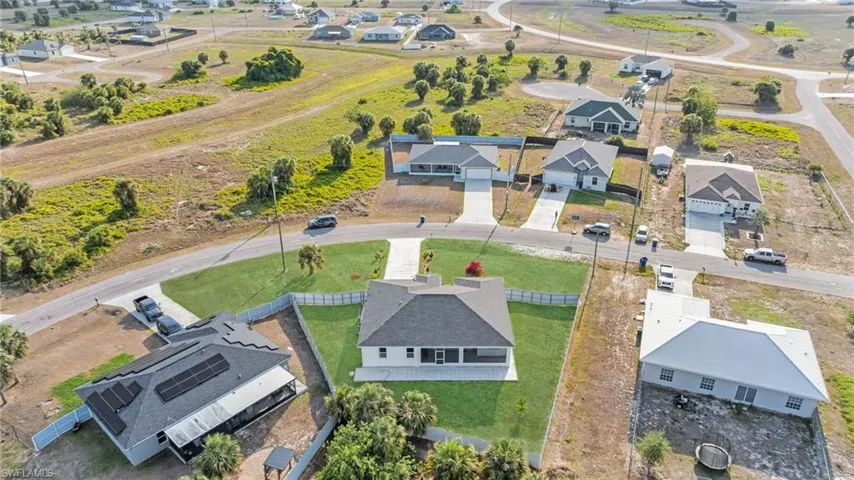 Aerial view featuring a residential view