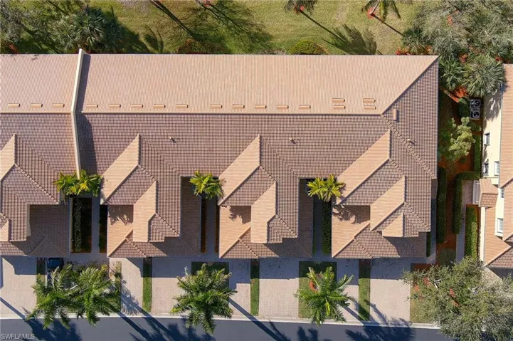 View from above of property