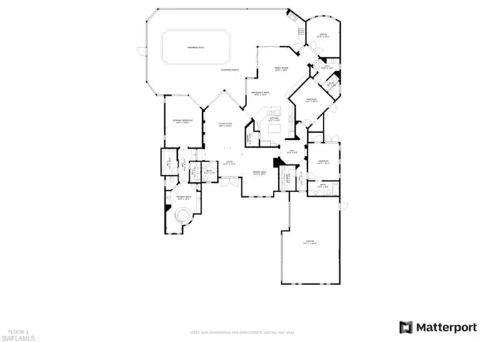Floor PlanMatterport available with all measurements