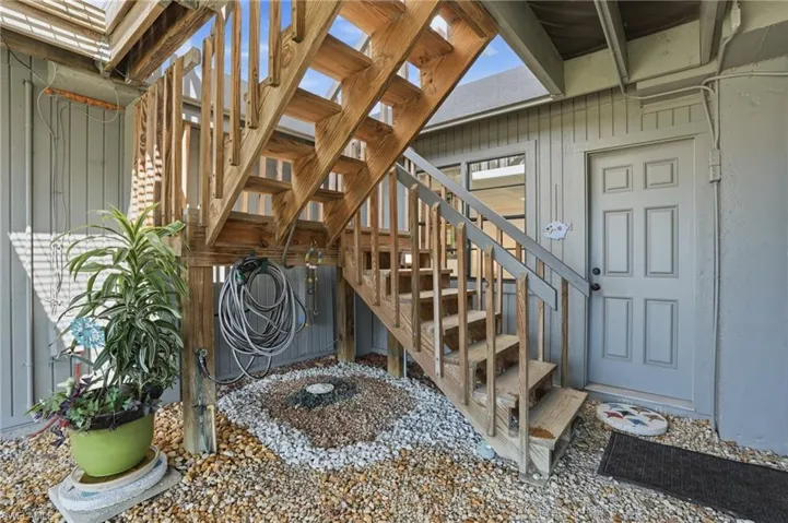 View of exterior entry