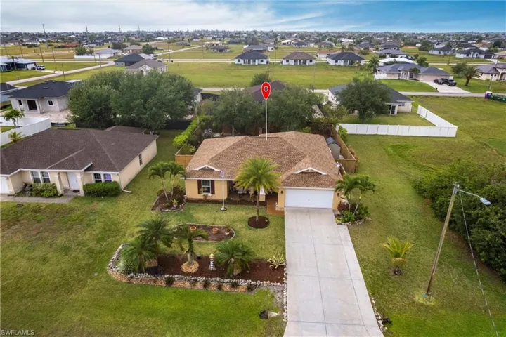 Bird's eye view featuring a residential view