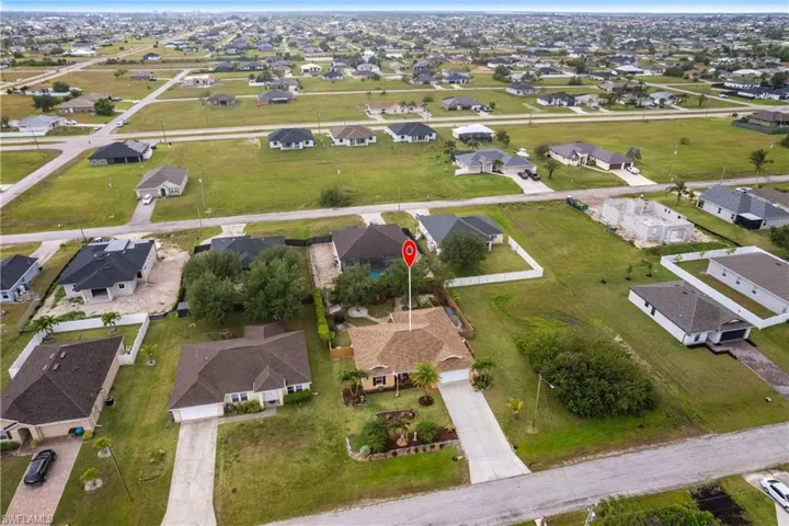 Bird's eye view featuring a residential view