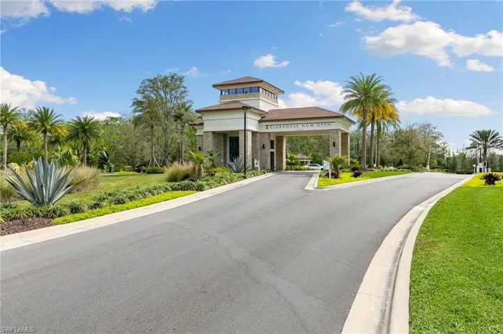 Gated community entrance
