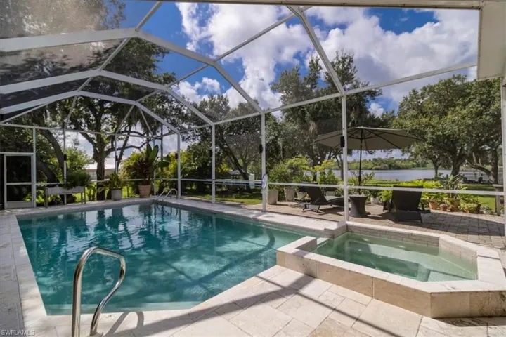 Hot Tub, screened with view of River