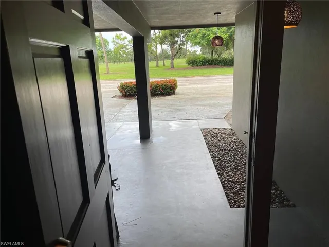 View of patio