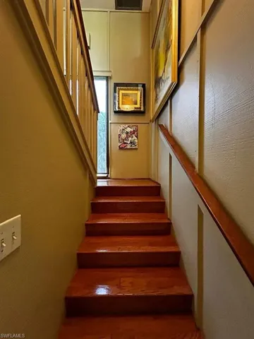 View of stairway