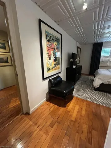 Bedroom featuring light wood finished floors