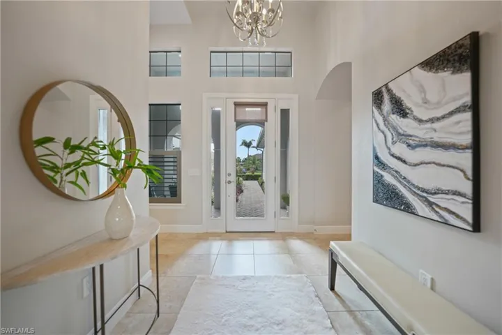 Dramatic and Welcoming Foyer Entry