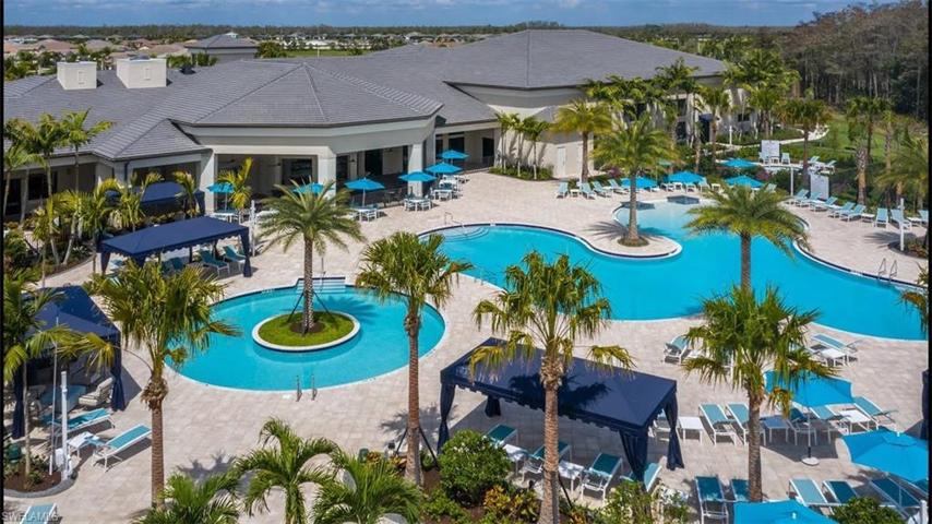 Resort style pool....resistance pool for exercise....lap pool.....kiddy pool.....and don't forget the hot tub either!  The poolside cabanas are on a first come basis.  Like voting in Chicago, come early and often!