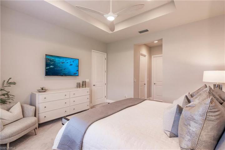 There is a private en-suite in your master that is incredible.  However, be sure to check out the dual walk-in master closets...