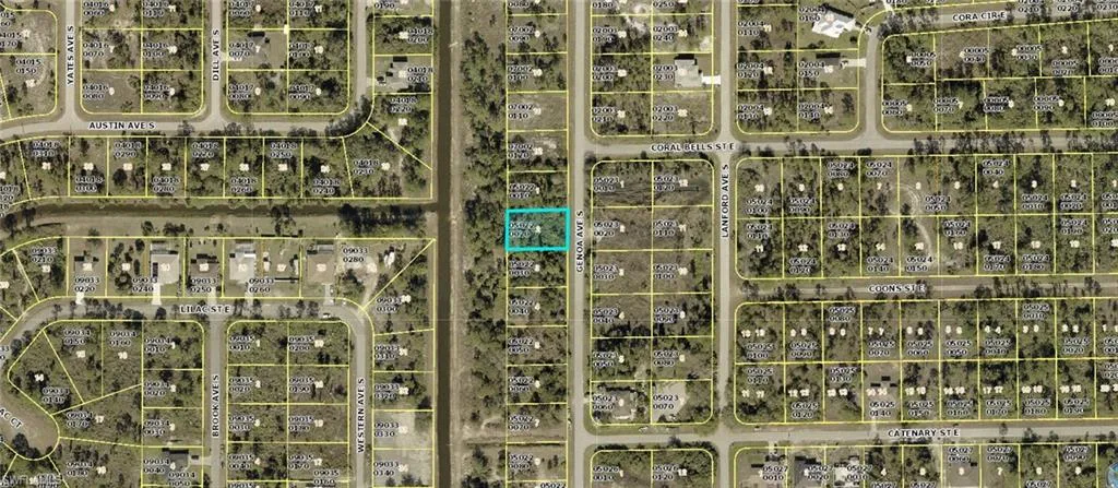 Aerial view of property's location