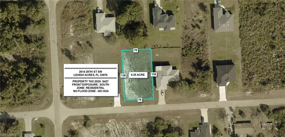 Map of property location with property boundaries highlighted