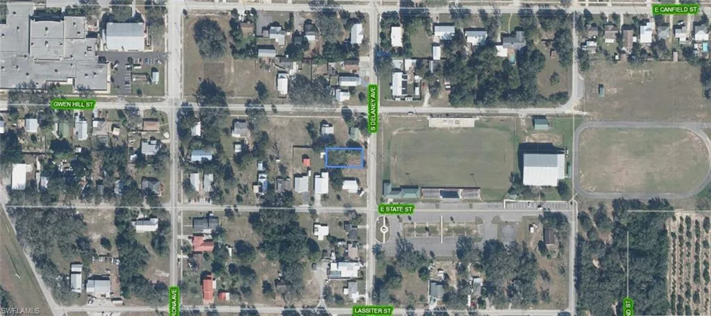 Aerial Map. Illustrating the property's location within its surroundings