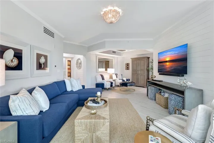 Professionally decorated living areas
