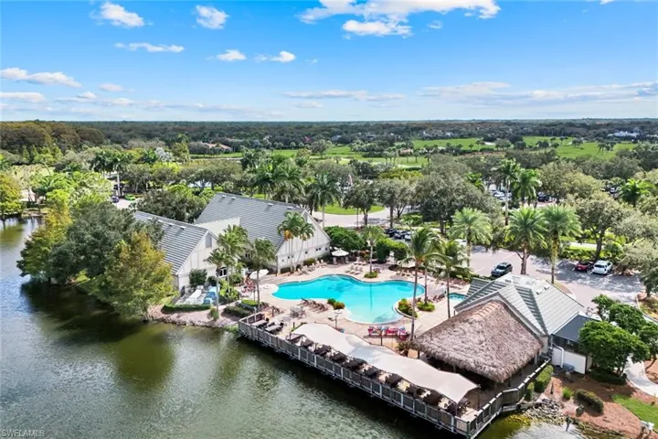Community pool and Tiki Bar