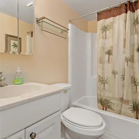 Lovely... Second bath has shower/tub